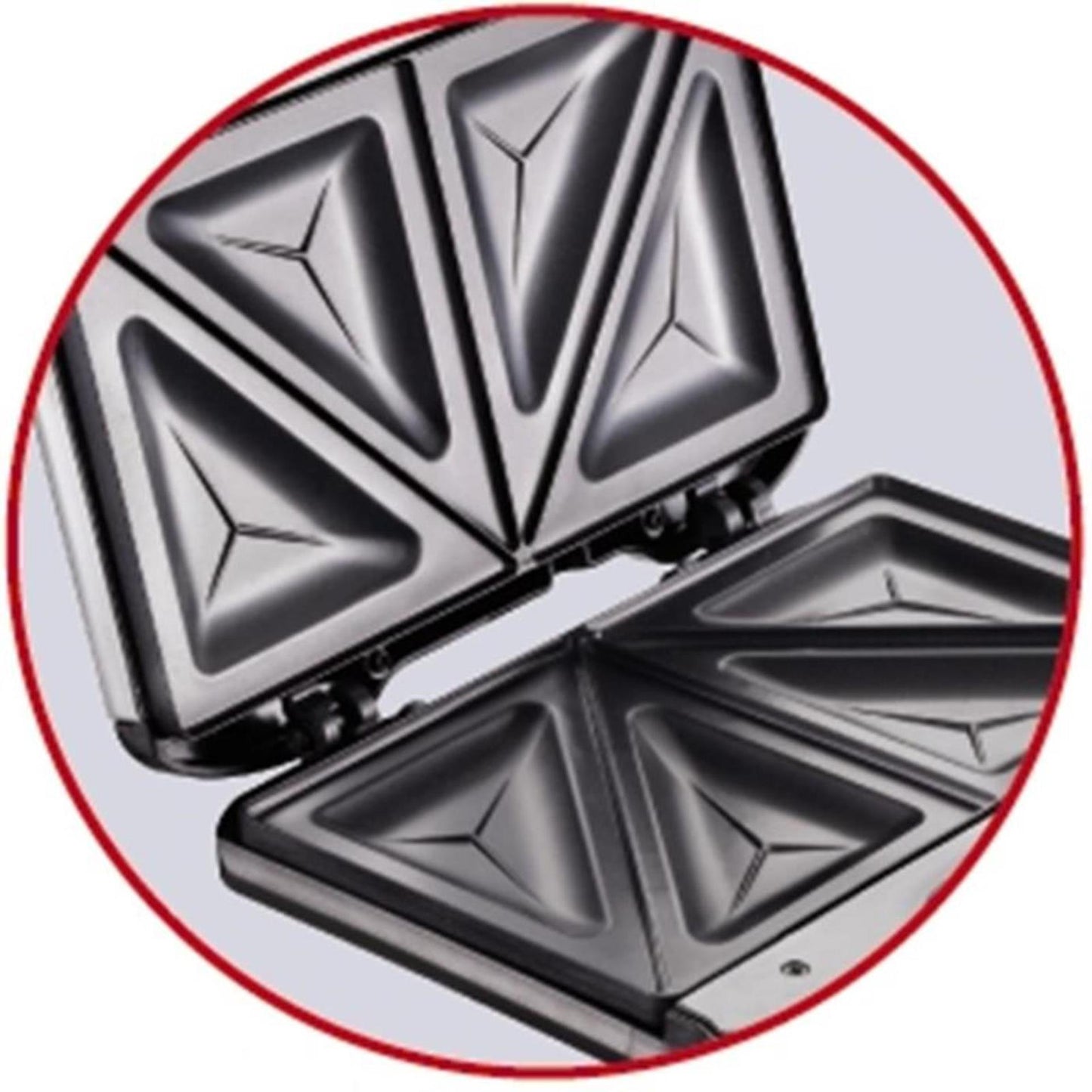 Machine à sandwich Tefal ultra-compacte en inox