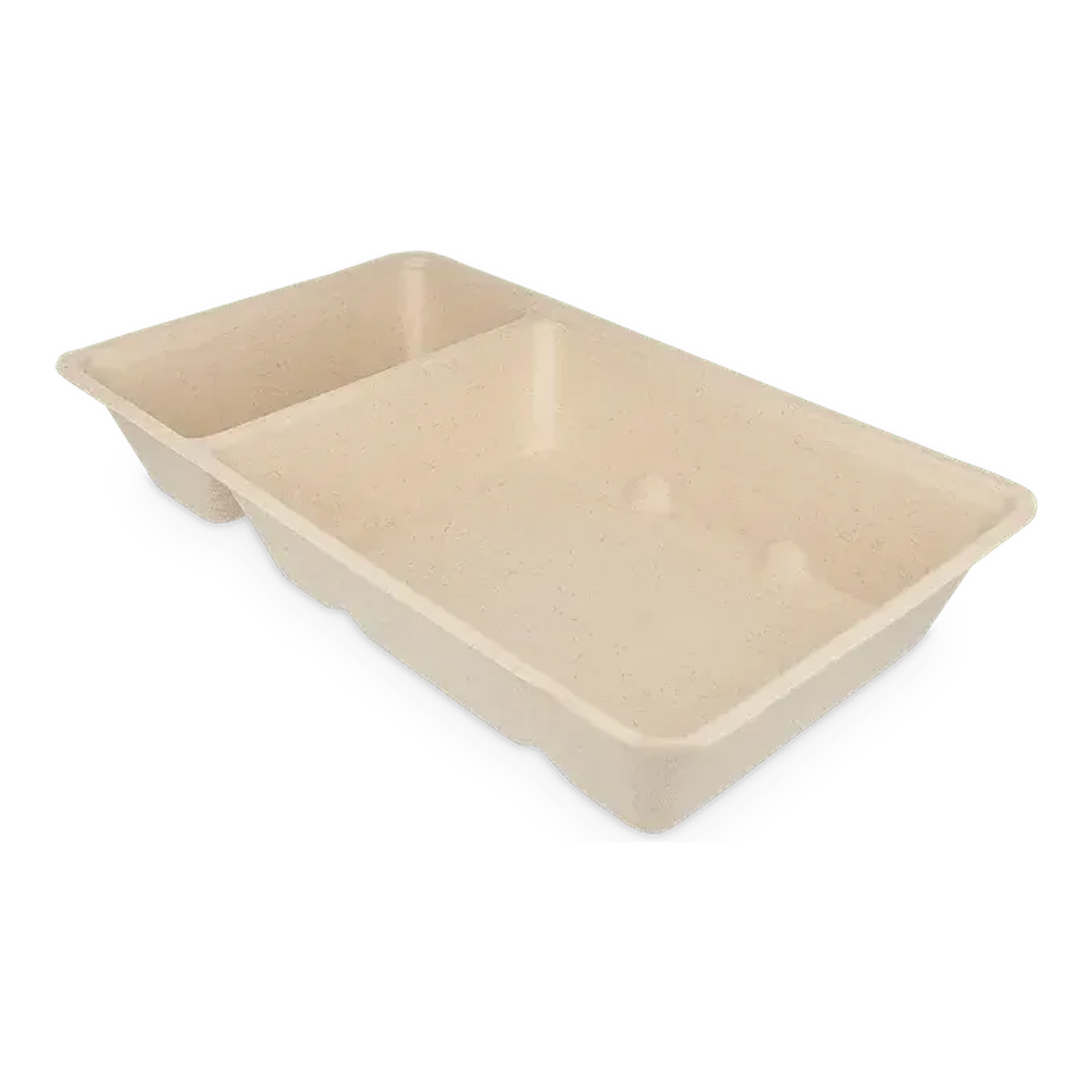 Boîte à snacks Takeaware a20 bagasse sans pfas (a14+sauce) (500 pièces)