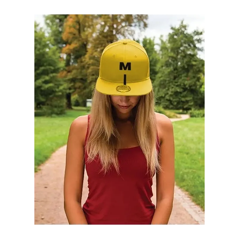 casquette snapback mibo jaune