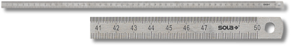 Règle flexible Sola 200x13x0,5mm acier inoxydable lss200, graduation double face mm cm - 56103101 - 56103101