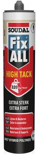 Solution Soudal - tout à haute adhérence | mastic adhésif | beige | 290 ml - 100271