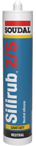 Soudal silirub 2s | kit de plomberie | alu-blanc ral 9006 | 300ml - 104205