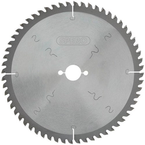 Spéro spa-160-60-20 | lame de scie aluminium hpl et trespa - tct | 160 mm | 60 dents | trou d'axe 20mm