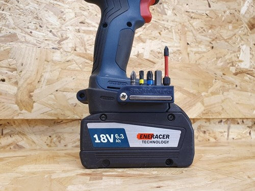 Porte-embout à montage furtif pour bosch 18v | bleu | 2 pièces - soutien-gorge-bo-blu-2