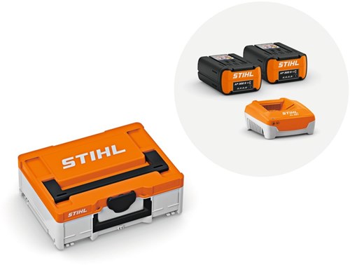 Stihl accessoires boîtier d'alimentation premium | 2x chargeur ap300s et 1x al501 - 48502000035