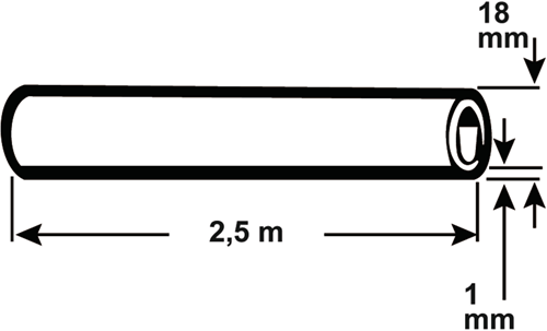 Tuyau cuivre Cornat nu 18mm 2m50 - t550112