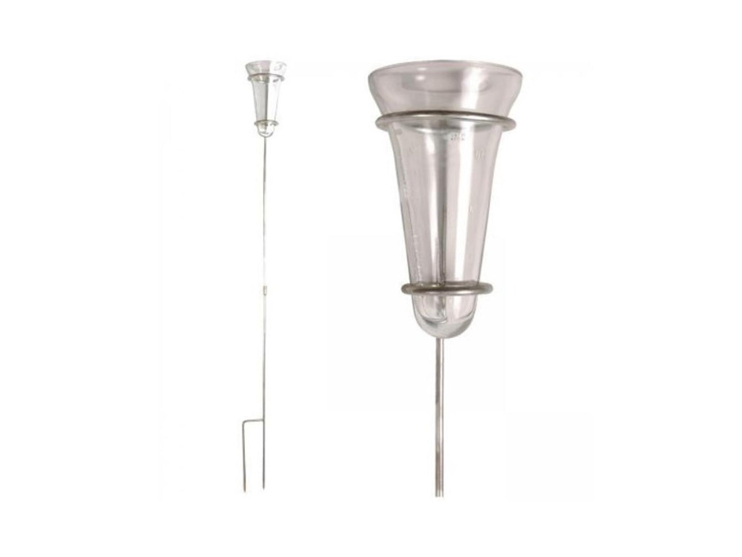 Esschert design pluviomètre esschert verre galvanisé