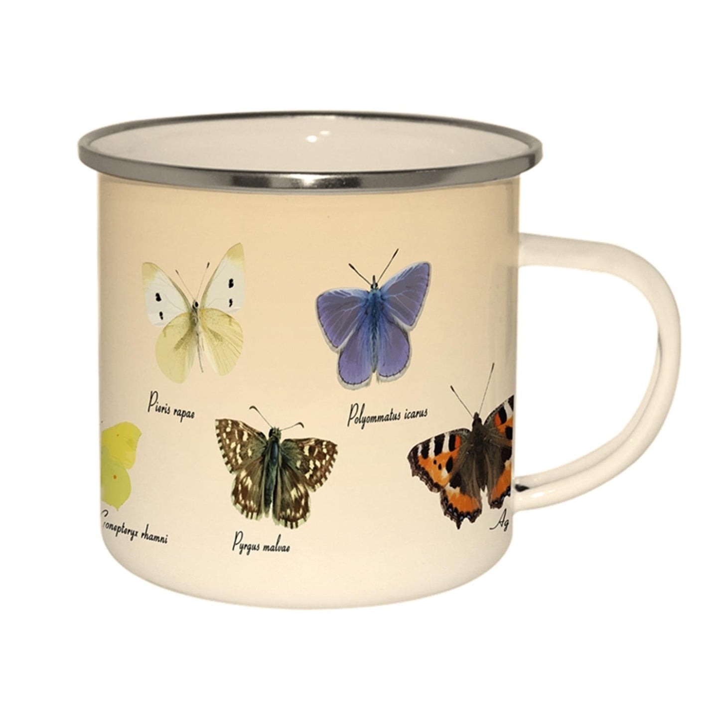 Esschert tasse en émail design papillons