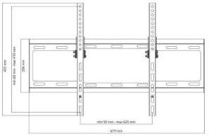 Support mural TV wm2621 un pour tous - 7312416