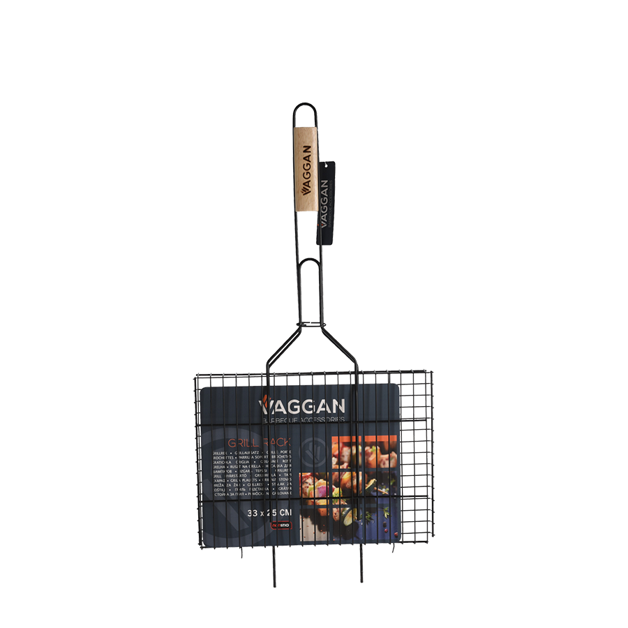 Vaggan barbecue hamburger grill noir 33x25cm