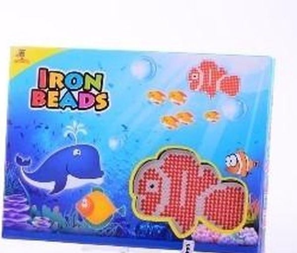 Perles de repassage de Cilgro avec 2 types d'exemples de poissons