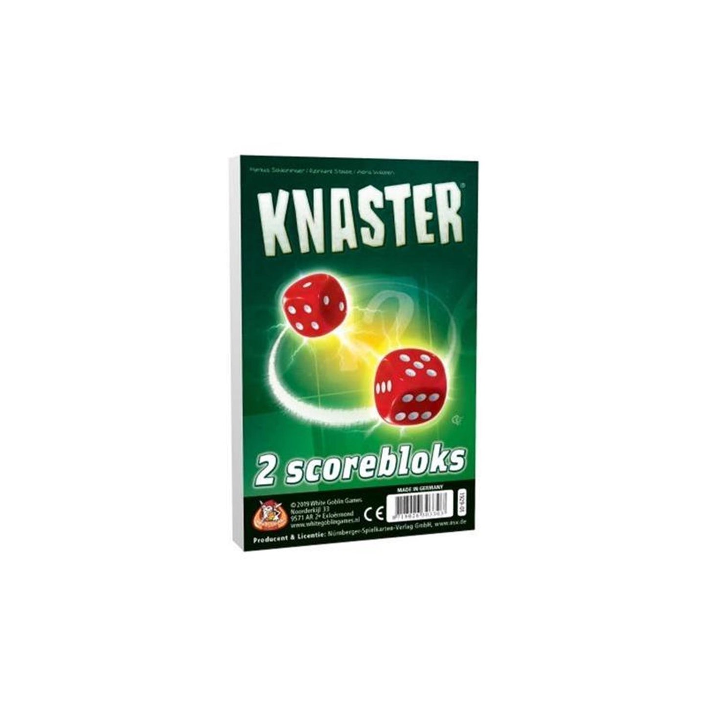 Jeux de gobelin blanc knaster de gobelin blanc 2 blocs de score