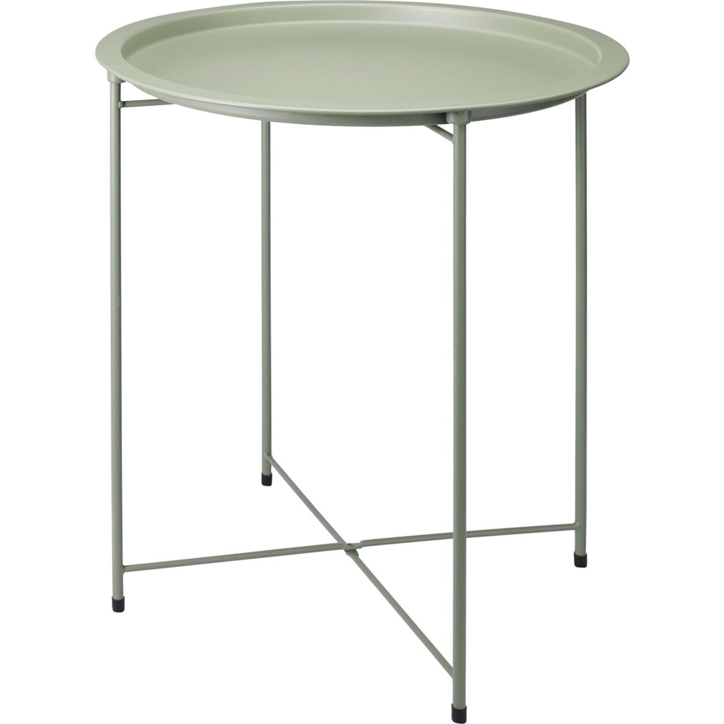 Table d'appoint de style maison vert ø47xh50cm