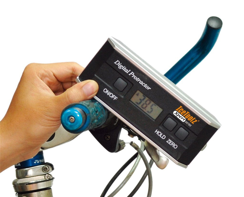Icetoolz Xpert Hoekmeter numérique pour les éléments de direction de selle, E371