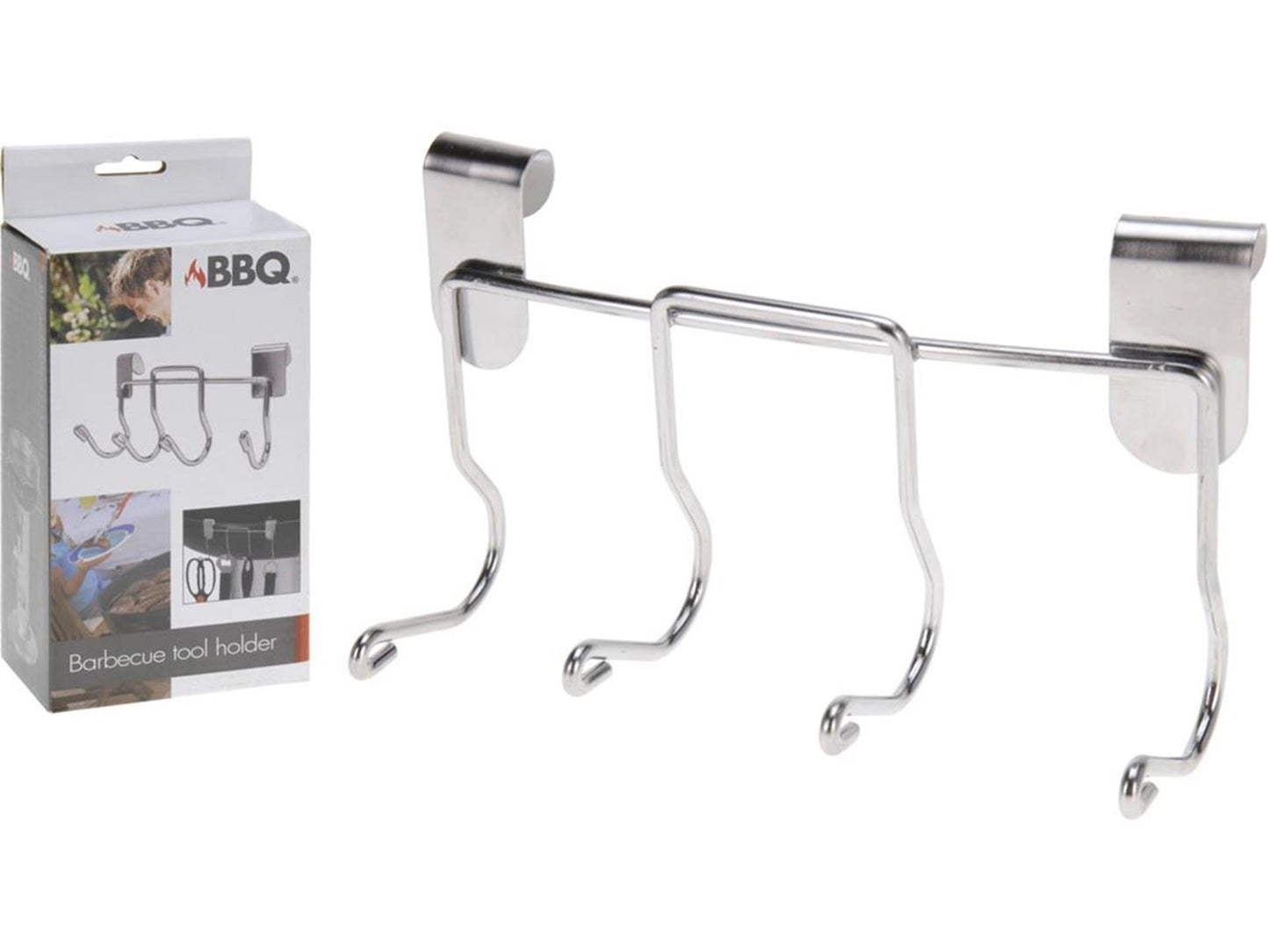 Porte-outils pour barbecue 16x10cm