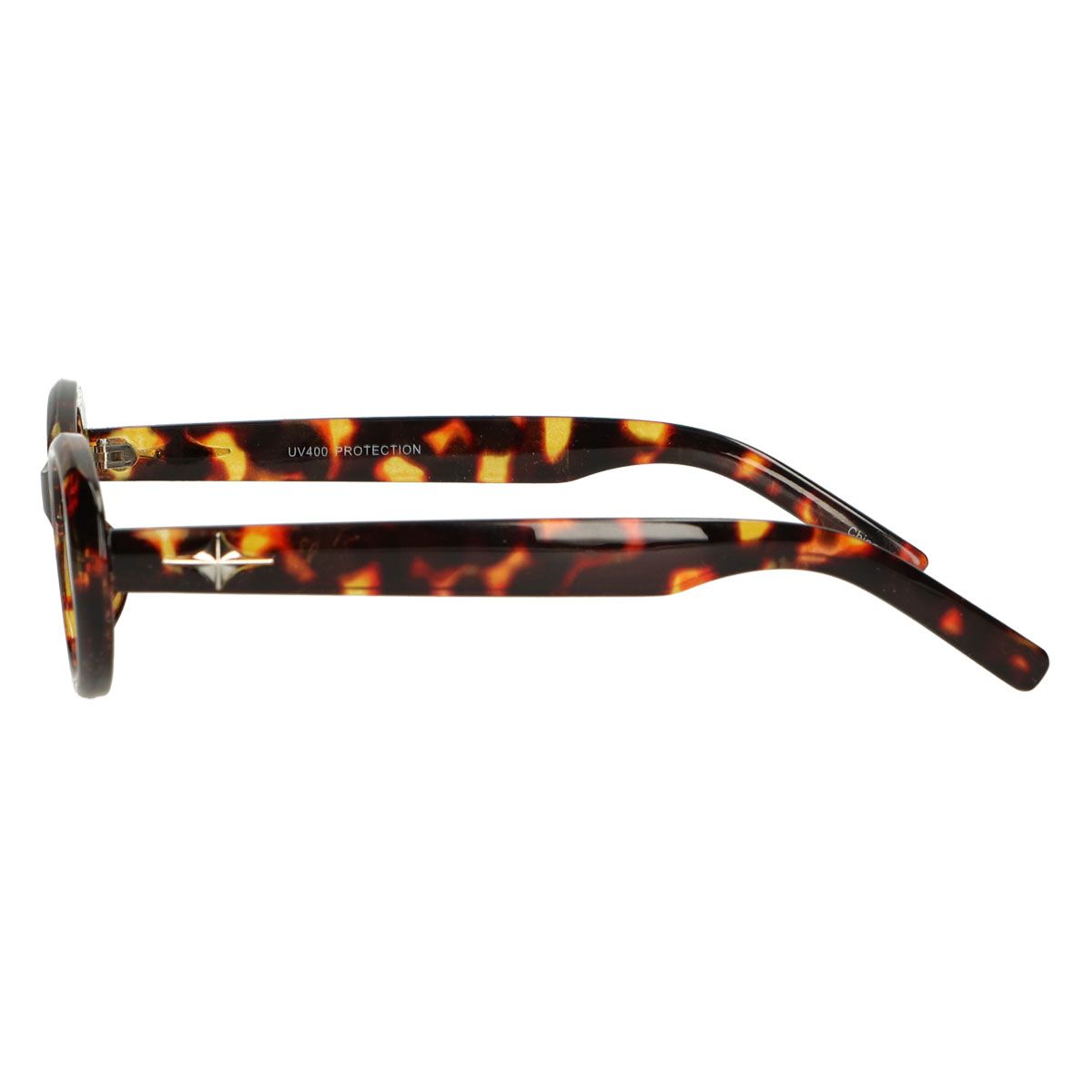Lunettes de soleil Spectrum ovales verre marron havane dames