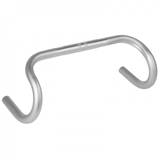 guidon vélo de route 23.8 425 25.4 argent