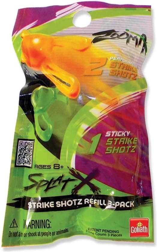 Goliath Zooma Splat x Snake Shot, complétez 3 pièces en sac