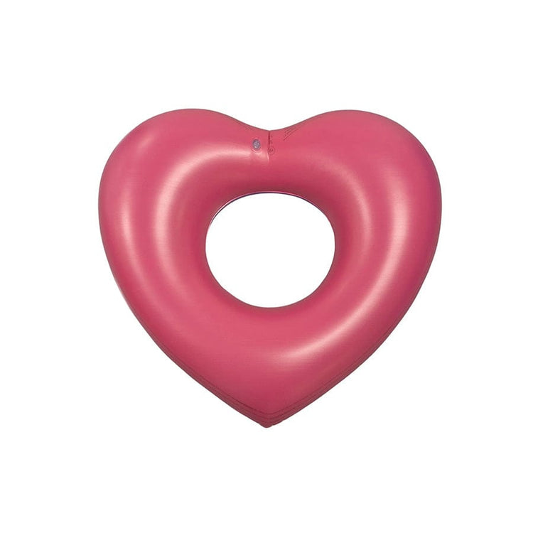 Tons emblématiques | Ruban de natation du cœur rouge violet Ø 55 cm