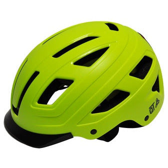Casque Qt cycle tech style urbain fluo taille m 52-58 cm 2810390