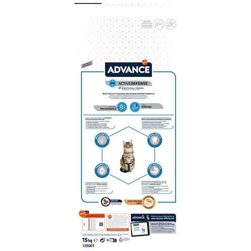 Riz au poulet adulte de chat avancé