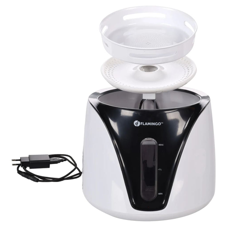 Flamingo Flamingo Pet Water Dispenser Adriana Automatic 2 L Black