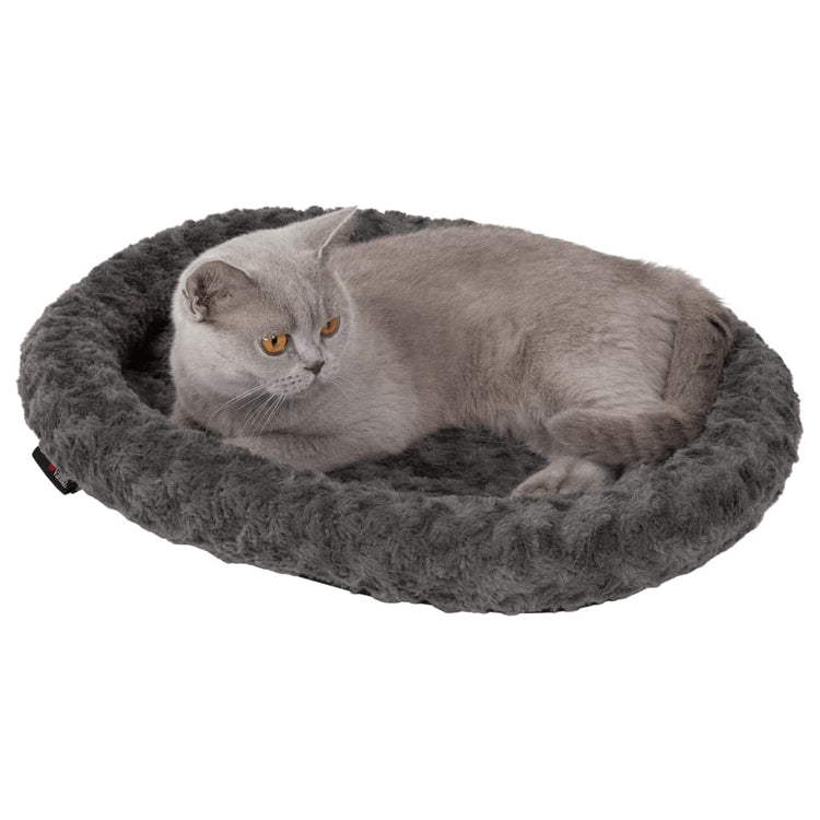 Jack and Vanilla Jack and Vanilla Pet Panker Softy XS 45x40x7 cm Rosette Grey