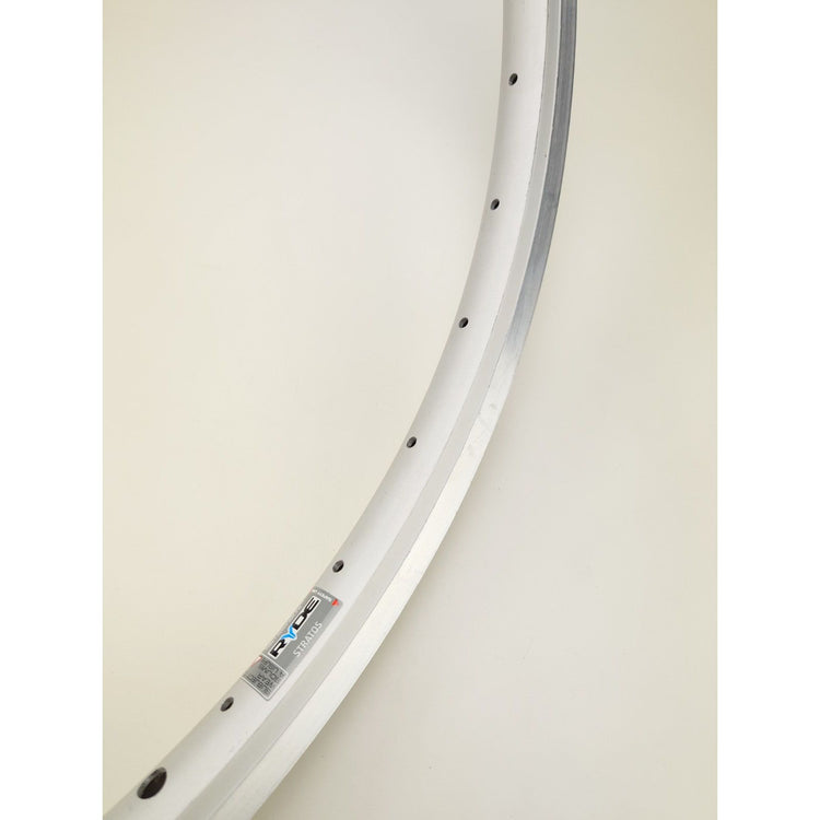 Ryde Rim 28 Stratos Silver avec bord de freinage