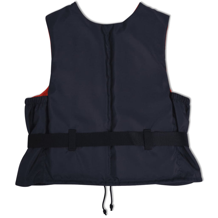 Vestes de natation vidaxl 50 n 30-50 kg bleu marine 4 pcs