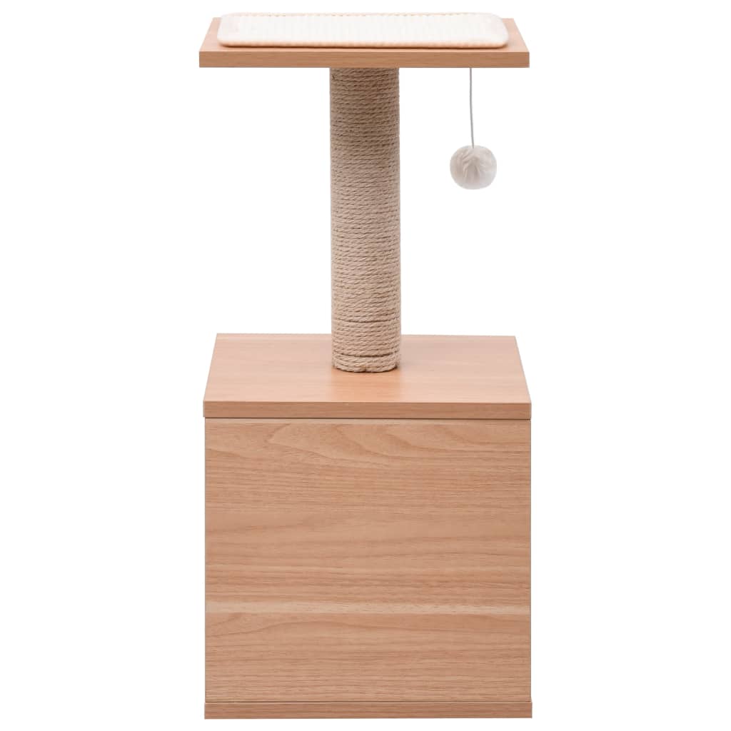 Vidaxl Cat Scratching Post avec sisal krabmat 62 cm