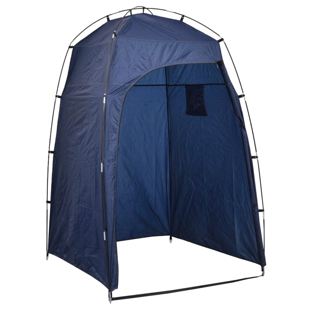 Vidaxl Camping Toilet avec tente portable 10 + 10 L