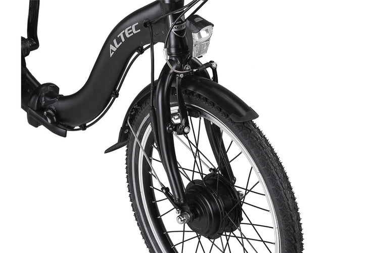 Altec Comfort E-Bike Bike pliing 20 pouces 7-SPD. 518Wh Mat Black M129 40NM