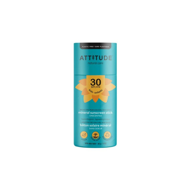 Attitude Suncreen Stick Baby Kind Spf 30 nonaplued