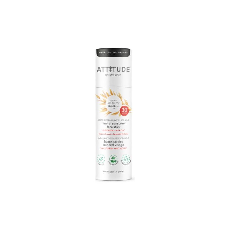 Attitude Sticle Stick Stick Face SPF 30 Sensitif non parallié