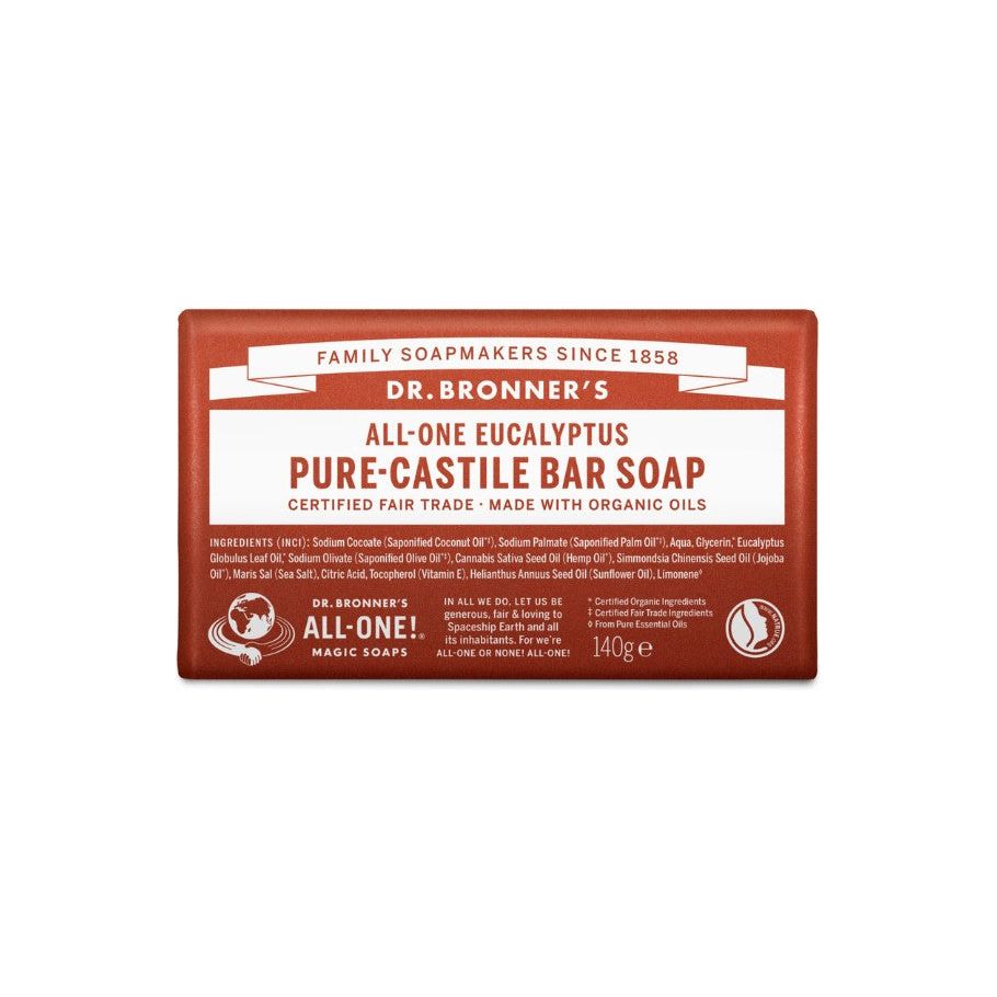 Docteur Bloc de savon de Bronner Eucalyptus Pure Castille