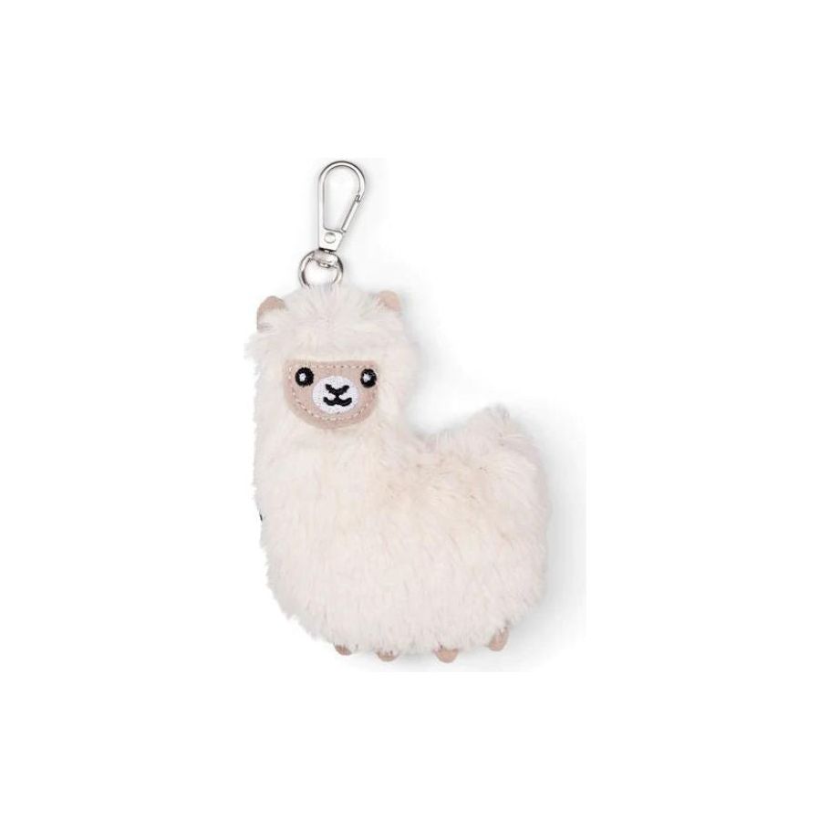 Bitten Keychain Keyfriend Fluffy Lama