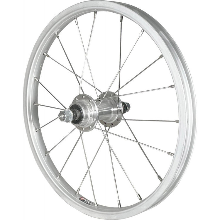 Roue arrière velox 16-1,75 ALU Silver en roue libre