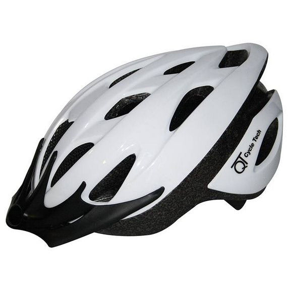 Qtcychectech QT Cycle Tech Helm White Pearl L 58-62CM 2810208