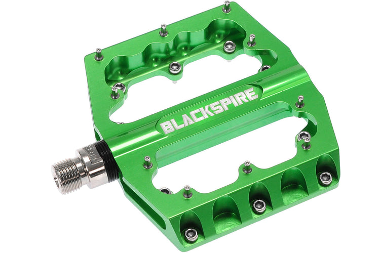 Blackspire - Sub 420 CNC pédale Blackspire, y compris les stylos remplaçables montés en vert