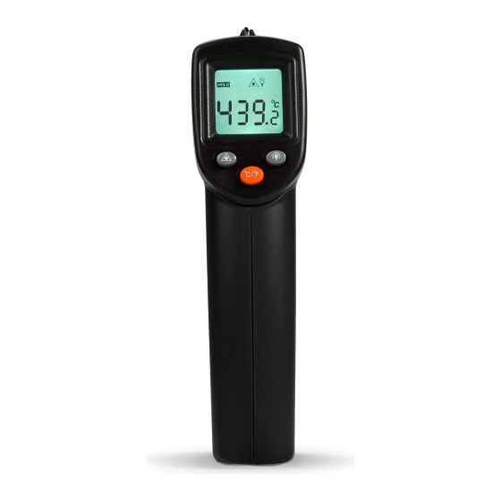 Thermomètre Cozze infrarouge jusqu'à 530 ° C Oranje noir