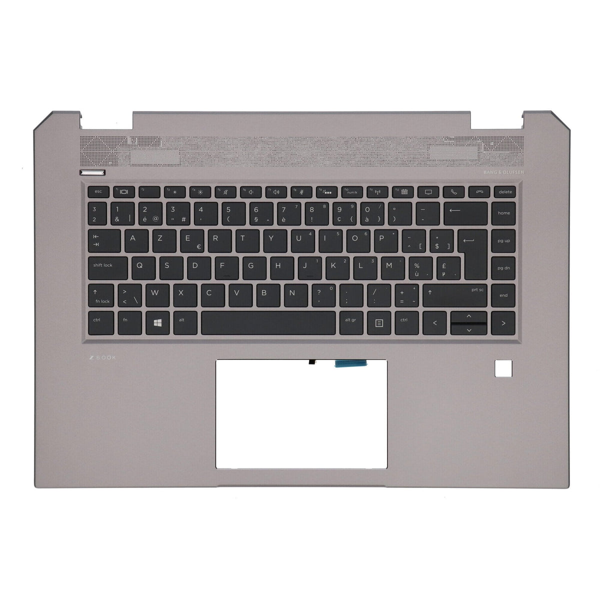 Clavier d'ordinateur portable HP Azerty BE + COUVERTURE TOP, rétro-éclairé