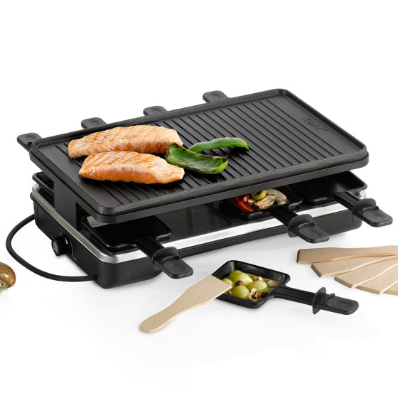 Kela Geneva Gourmet Raclette 8 personnes noires