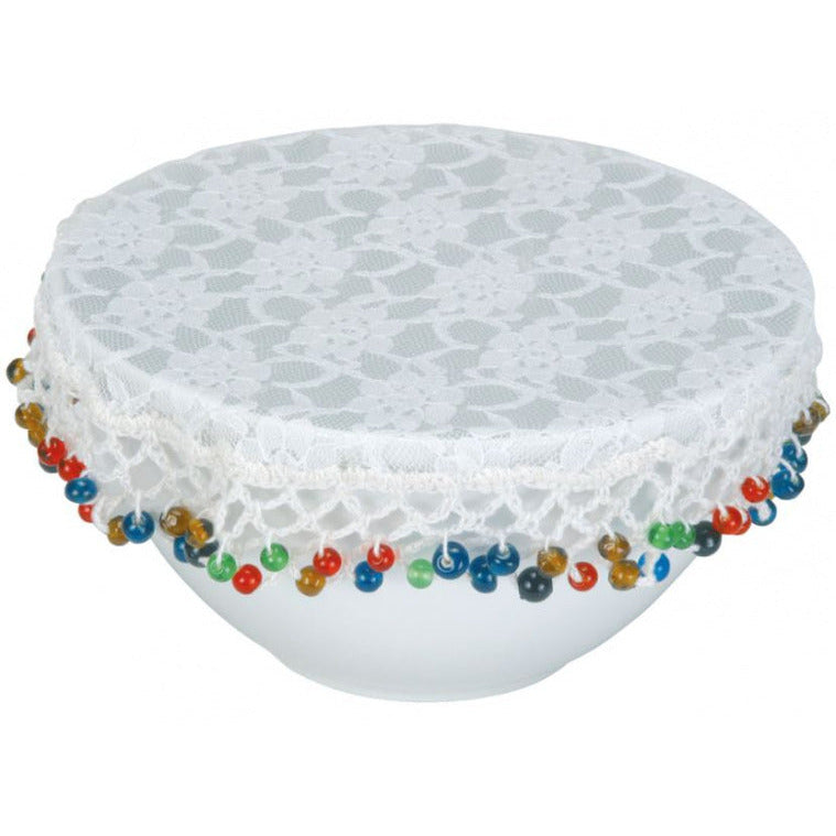 Kitchencraft saladebeschermer à la maison en dentelle de dentelle blanche