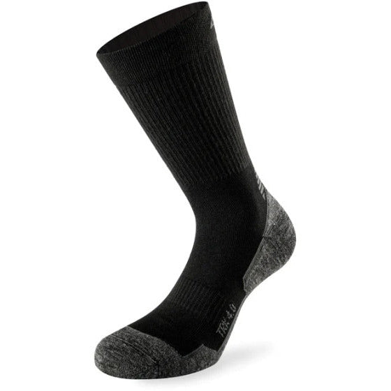 Lenz Walking chaussette Trekking 4.0 Polypropylène noir Gris Gris 39-41
