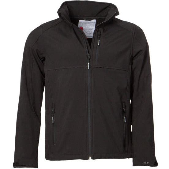 Maupiti marlon softshell veste hommes hommes noirs