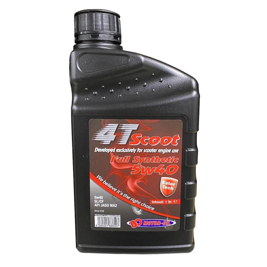Huile d'huile de moteur bo bo 4t scooter Ester synthé complet 5W-40 (1L)