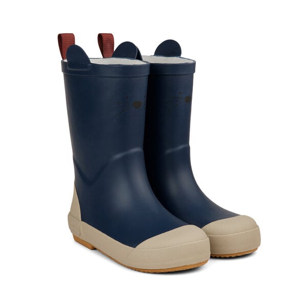 Nuuroo Anton Animal Rubberboots-Black Iris