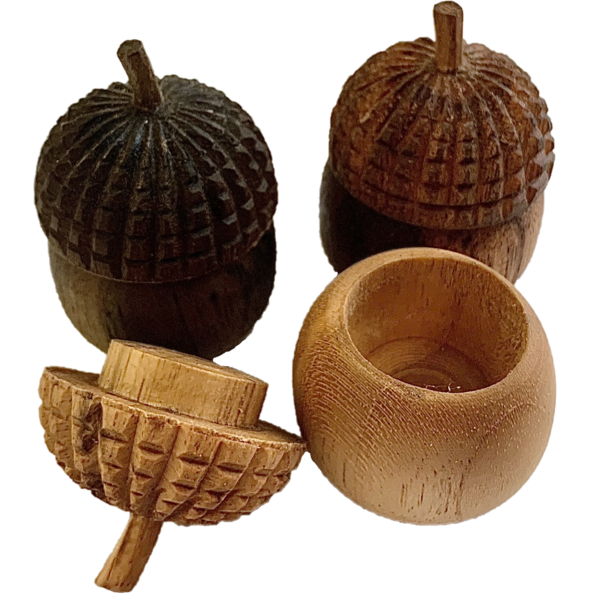Papoose Toys Mini WW Acorn Pots 6pc