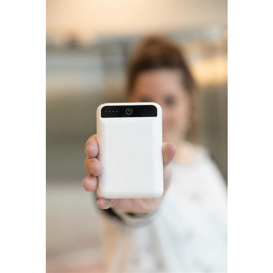 power bank Pocket 10 000 mAh 9,3 cm ABS blanc