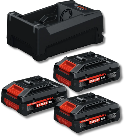 Bosch expert kit de démarrage 3xexba18v-40 + gal12v 18v-80